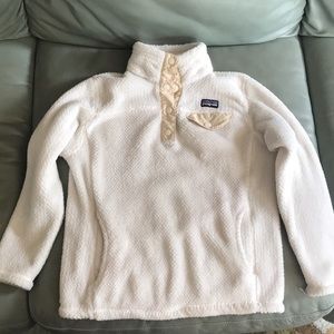 Girls Patagonia Fleece Snap T